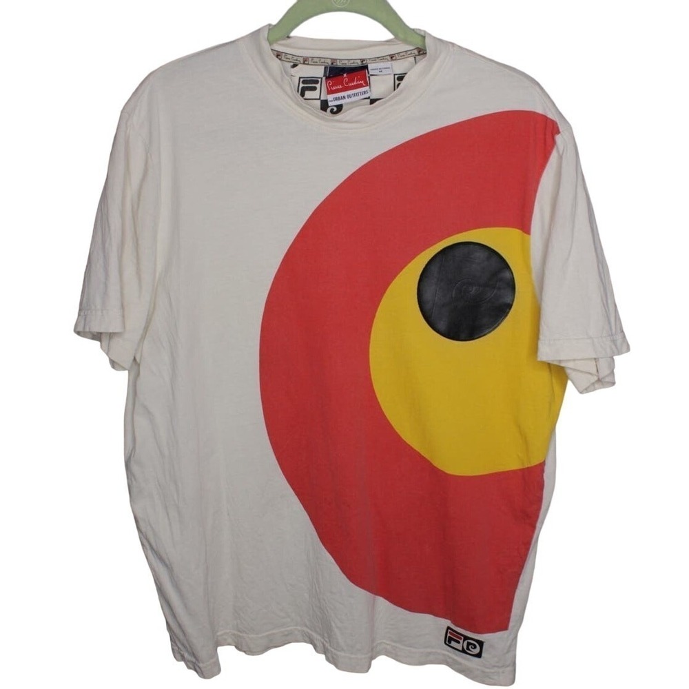 Fila x Pierre Cardin‎ Urban Outfitters Target Graphic T Shirt Mens Large Retro